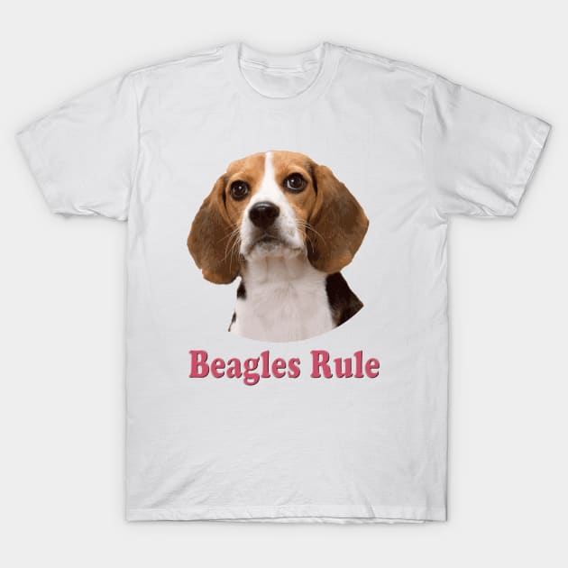 Beagles Rule T-Shirt by Naves